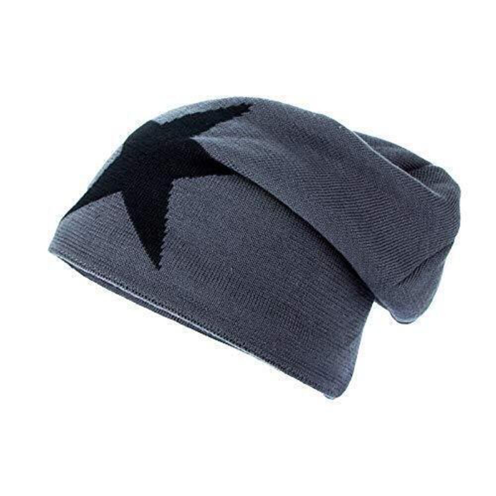 2313 Knitted Woolen Hat with Fleece Y2K Five Pointed Star Casual Cozy
